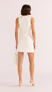 MINKPINK Elora Knit Shift Mini Dress White