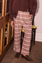 Load image into Gallery viewer, Barry Made Brick Pant Camel Check
