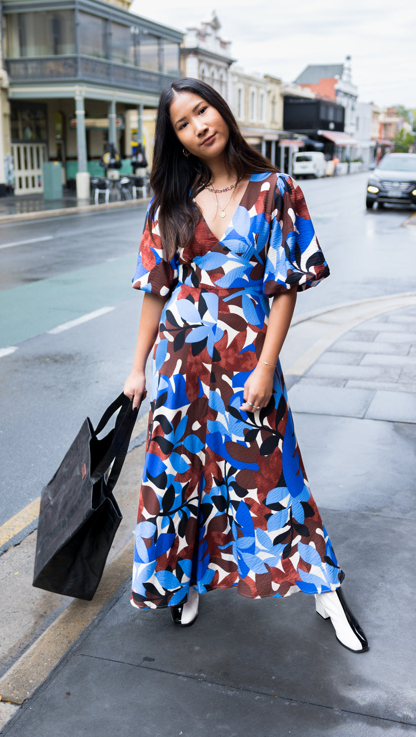 Staple The Label Marisol Midi Dress Multi