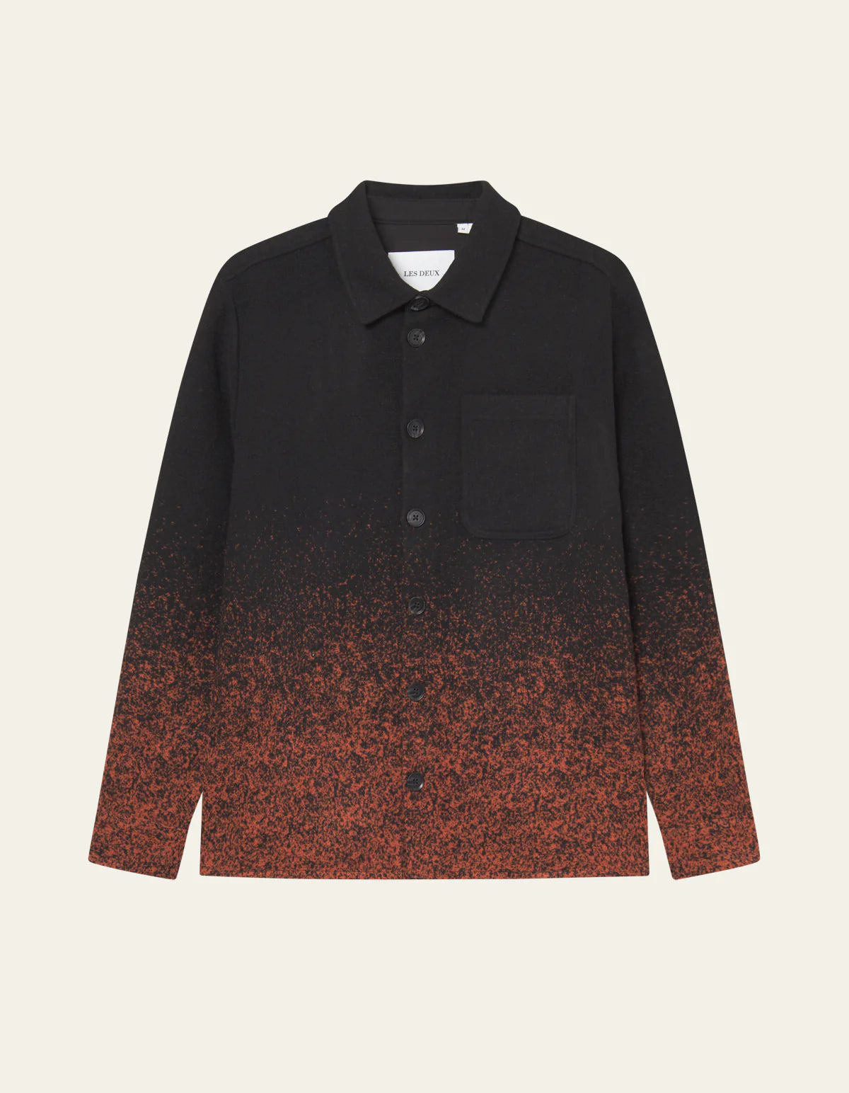 Les Deux Kaleb Faded Overshirt Potters Clay