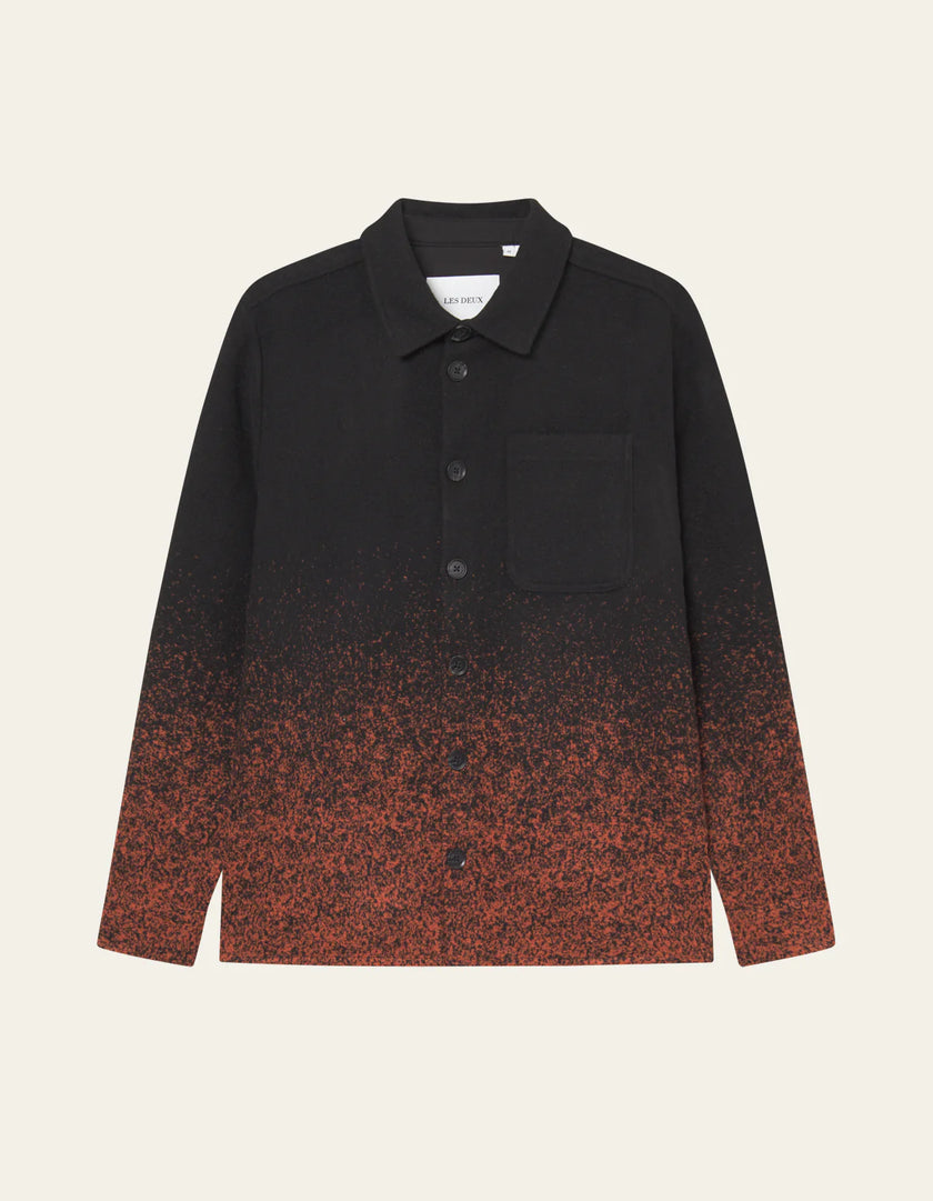 Les Deux Kaleb Faded Overshirt Potters Clay