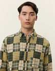 Les Deux Kent Patchwork Check Shirt Duffel Bag