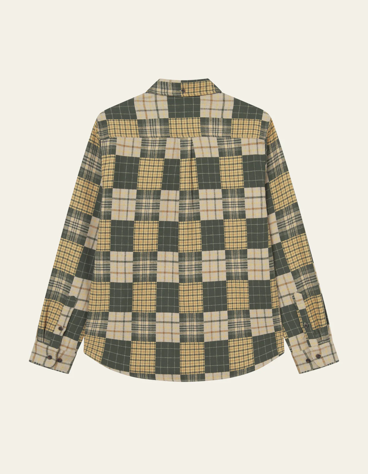 Les Deux Kent Patchwork Check Shirt Duffel Bag