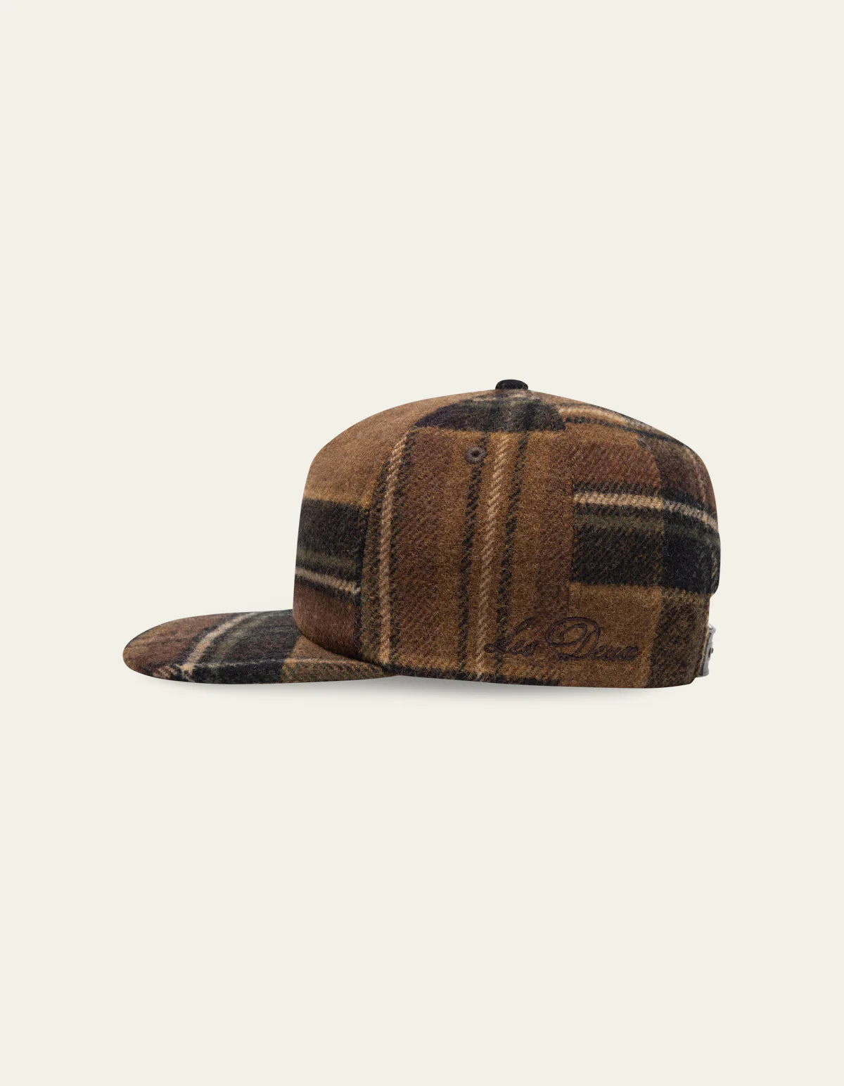 Les Deux LD Check Letterman Cap Monks Robe