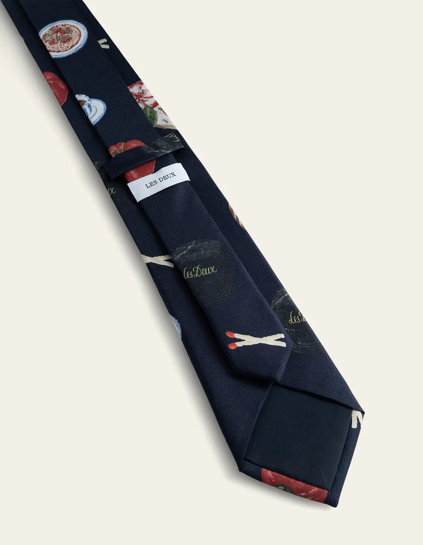Les Deux Table Tie Navy