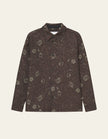 Les Deux Kaleb Flower Jacquard Overshirt Monk's Robe