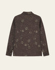 Les Deux Kaleb Flower Jacquard Overshirt Monk's Robe