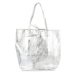 Maison Fanli Large Tote Bag Metallic Silver