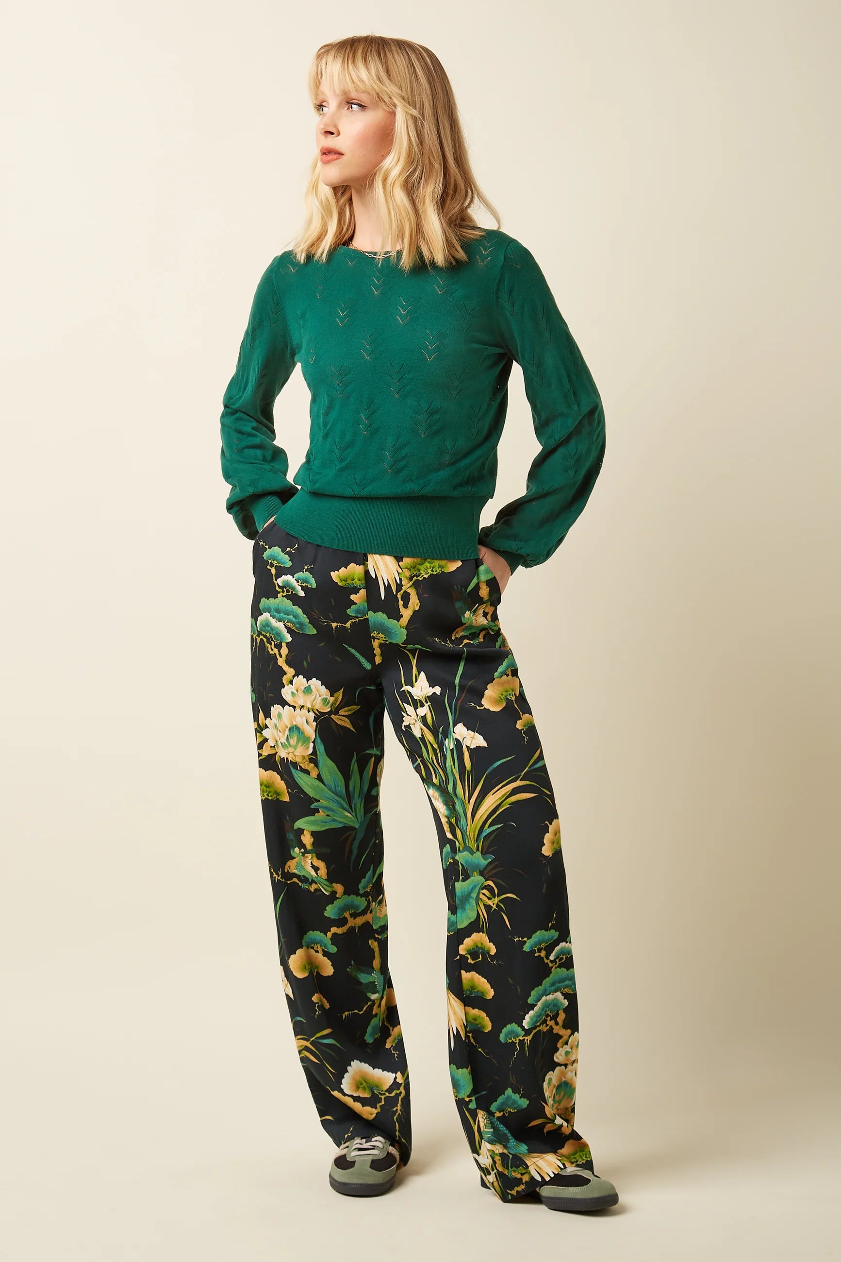 King Louie Ethel Pants Neve Black