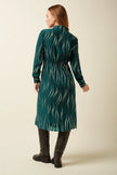 King Louie Mina Dress Twirl Pine Green