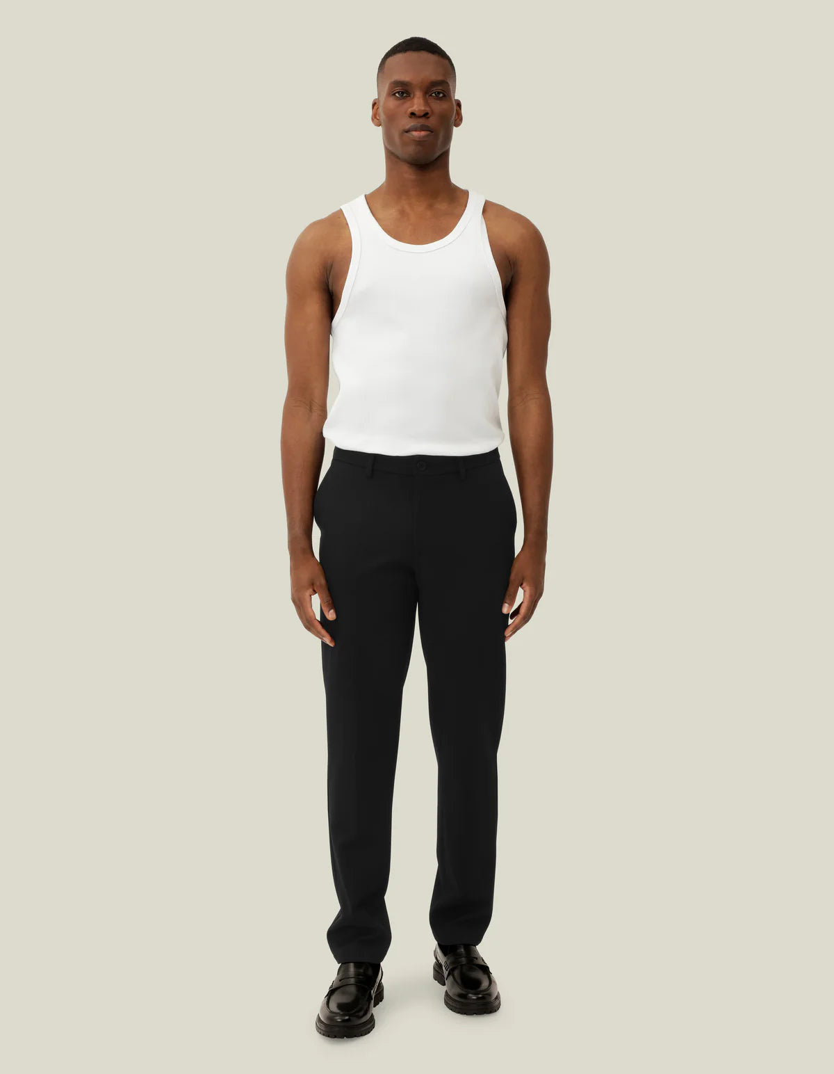 Les Deux Como Reg Suit Pants Black