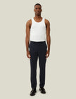 Les Deux Como Reg Suit Pants Dark Navy