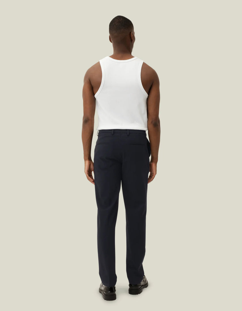Les Deux Como Reg Suit Pants Dark Navy