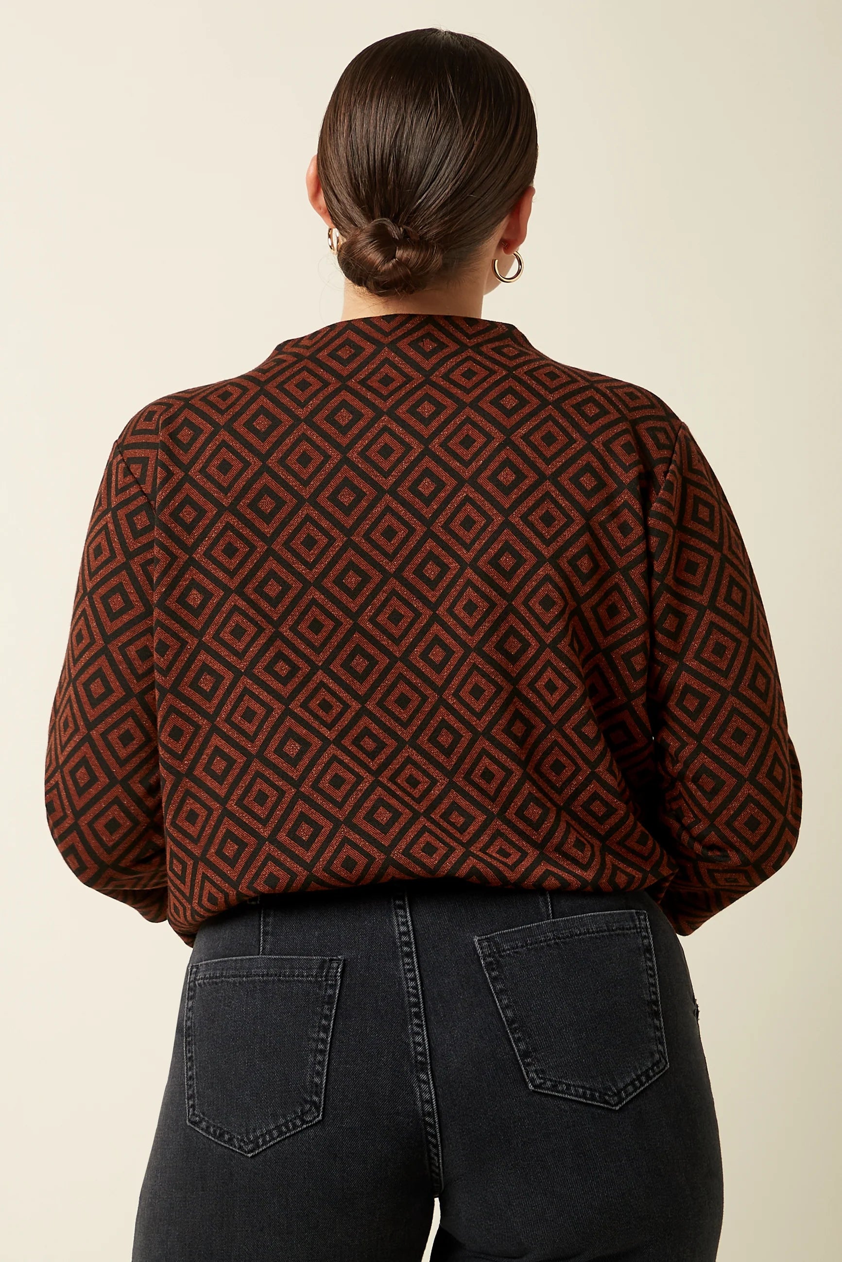 King Louie Guenda Top Lotan Pecan Brown