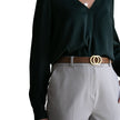 Loop Leather Co Brittany Belt Brandy Tan