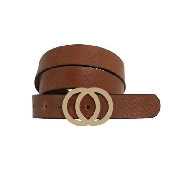 Loop Leather Co Brittany Belt Brandy Tan