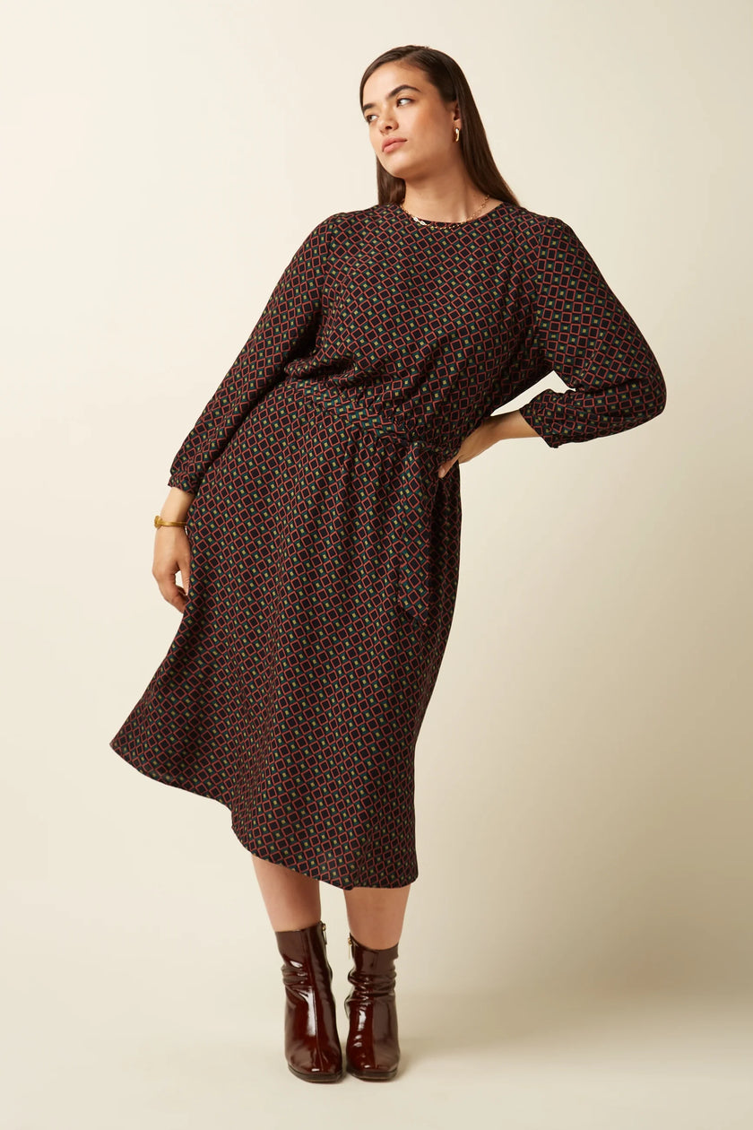 King Louie Betty Loose Fit Dress Jazzy Black