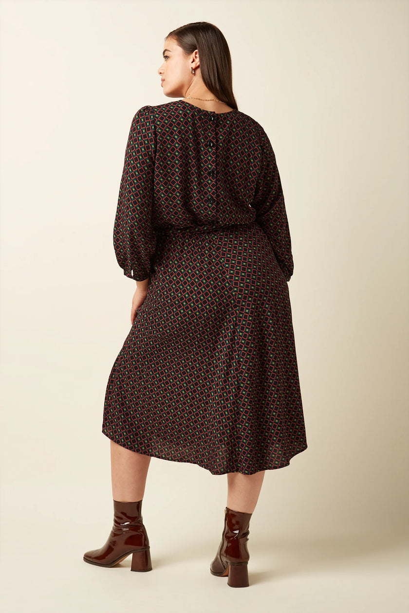 King Louie Betty Loose Fit Dress Jazzy Black