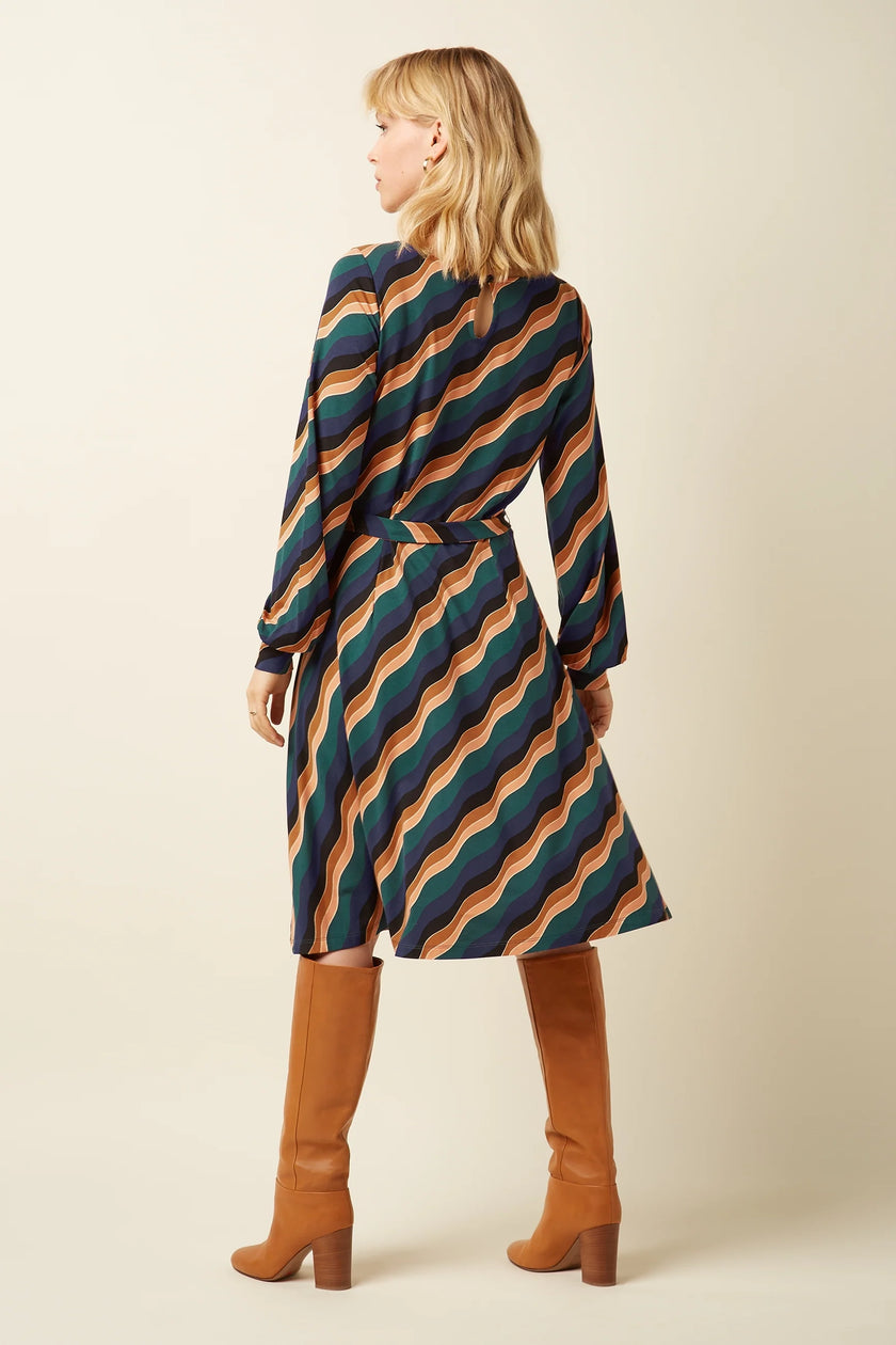 King Louie Betty Puff Dress Razzle Dragonfly