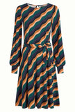 King Louie Betty Puff Dress Razzle Dragonfly