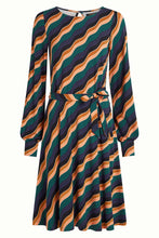 Load image into Gallery viewer, King Louie Betty Puff Dress Razzle Dragonfly
