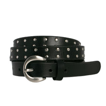 Load image into Gallery viewer, Loop Leather Co Stephanie Belt Black
