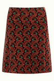 King Louie Border Skirt Winkle Porto Red