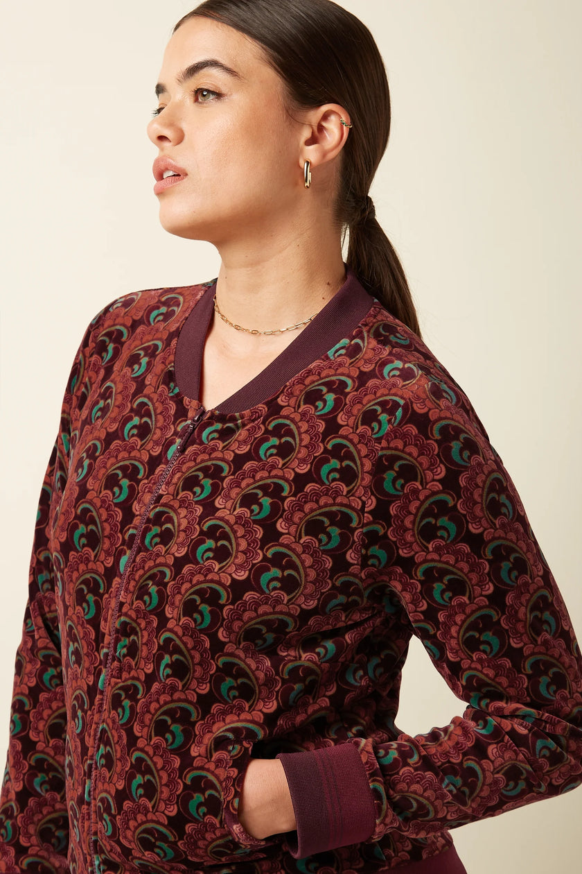 King Louie Bessie Jacket Winkle Porto Red