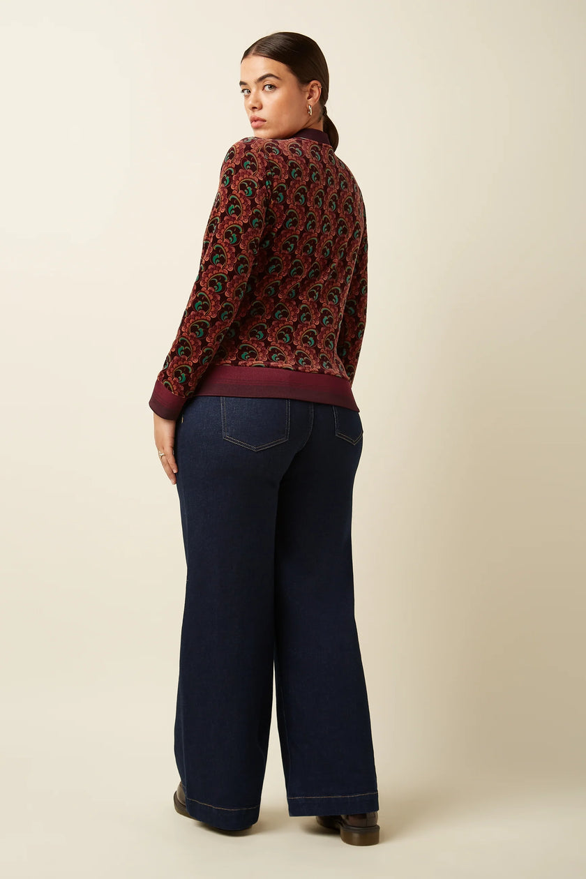 King Louie Bessie Jacket Winkle Porto Red