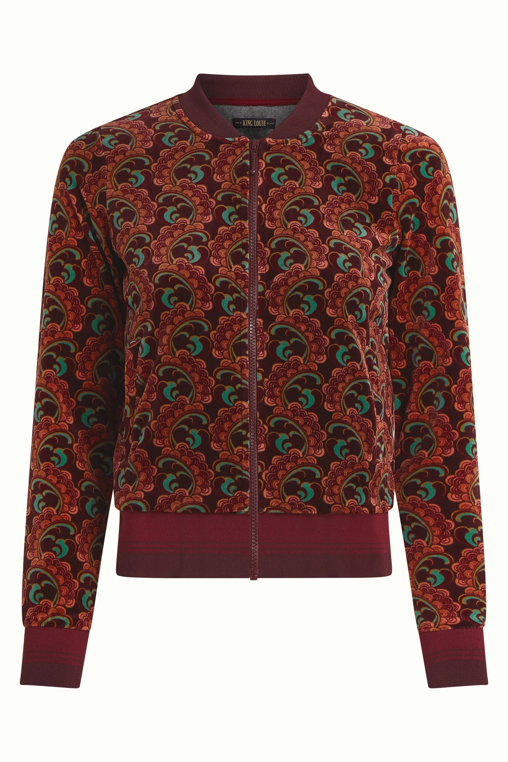 King Louie Bessie Jacket Winkle Porto Red
