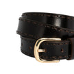 Loop Leather Co Clare Leather Belt Chocolate