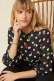 King Louie Cybil Blouse Briny Black