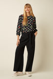 King Louie Cybil Blouse Briny Black