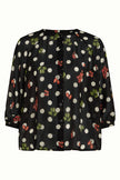 King Louie Cybil Blouse Briny Black