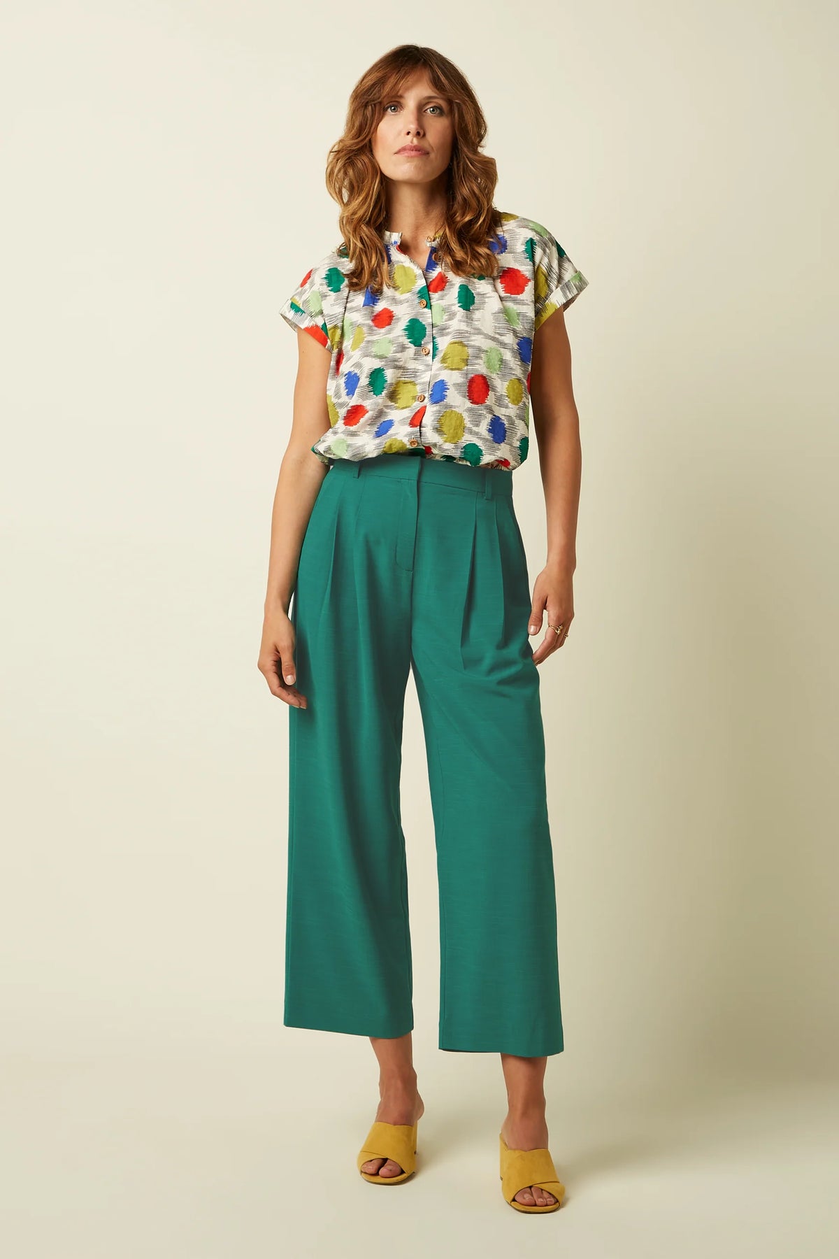 King Louie Stella Blouse Walton Ice Cream