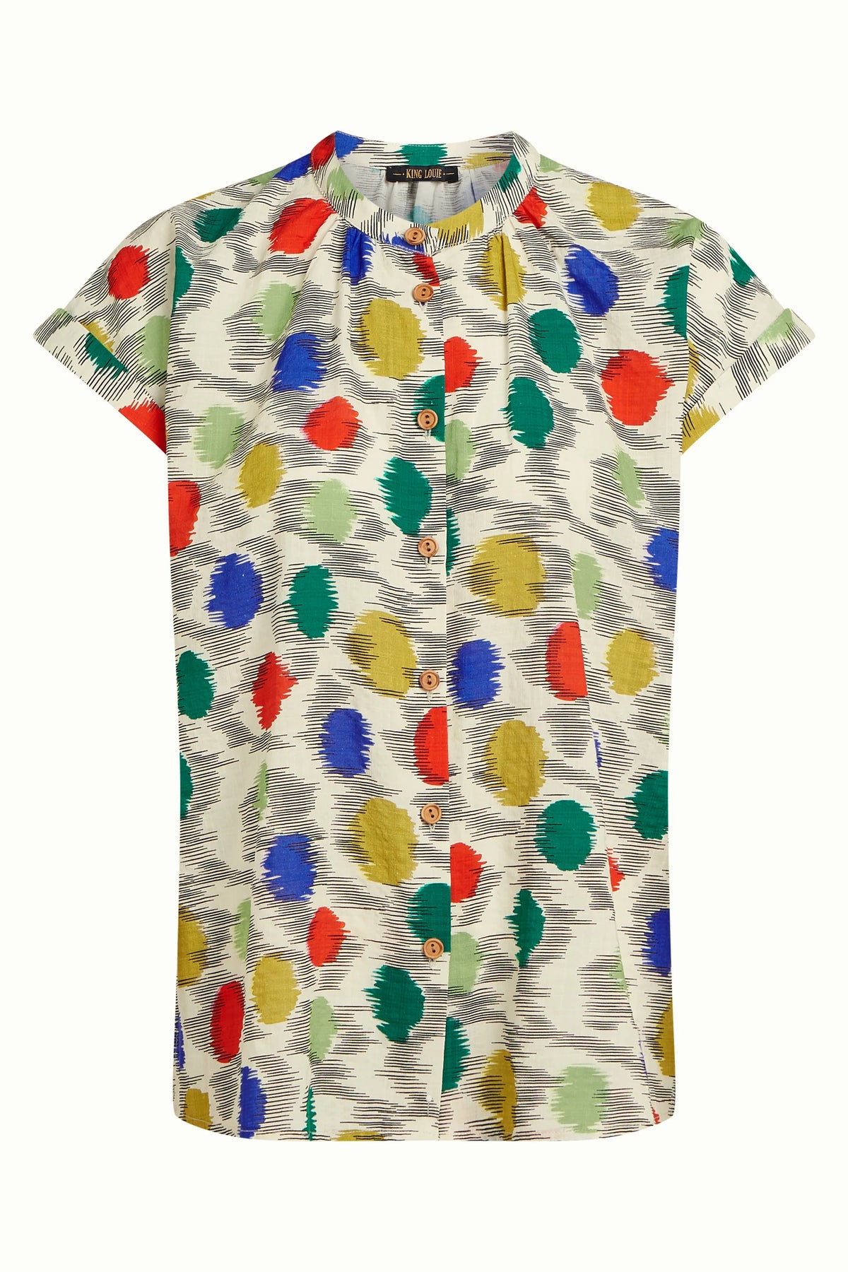 King Louie Stella Blouse Walton Ice Cream