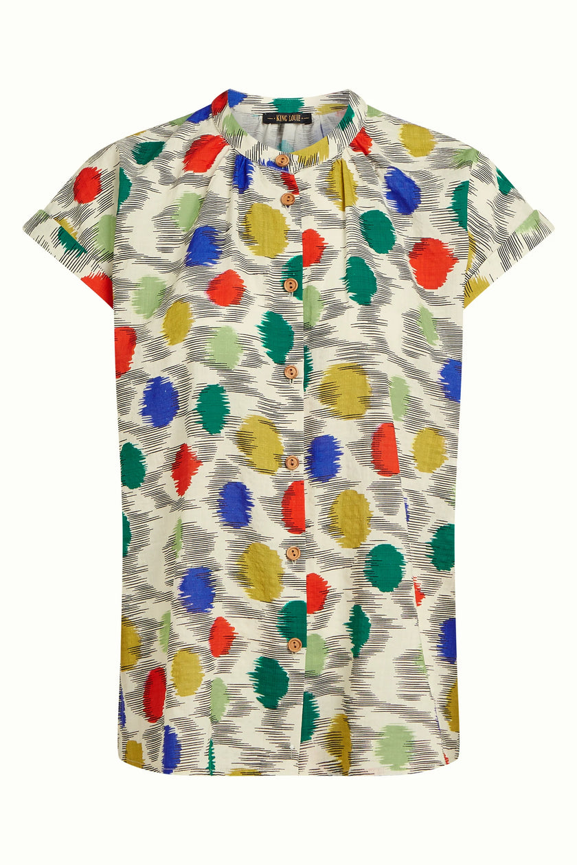 King Louie Stella Blouse Walton Ice Cream