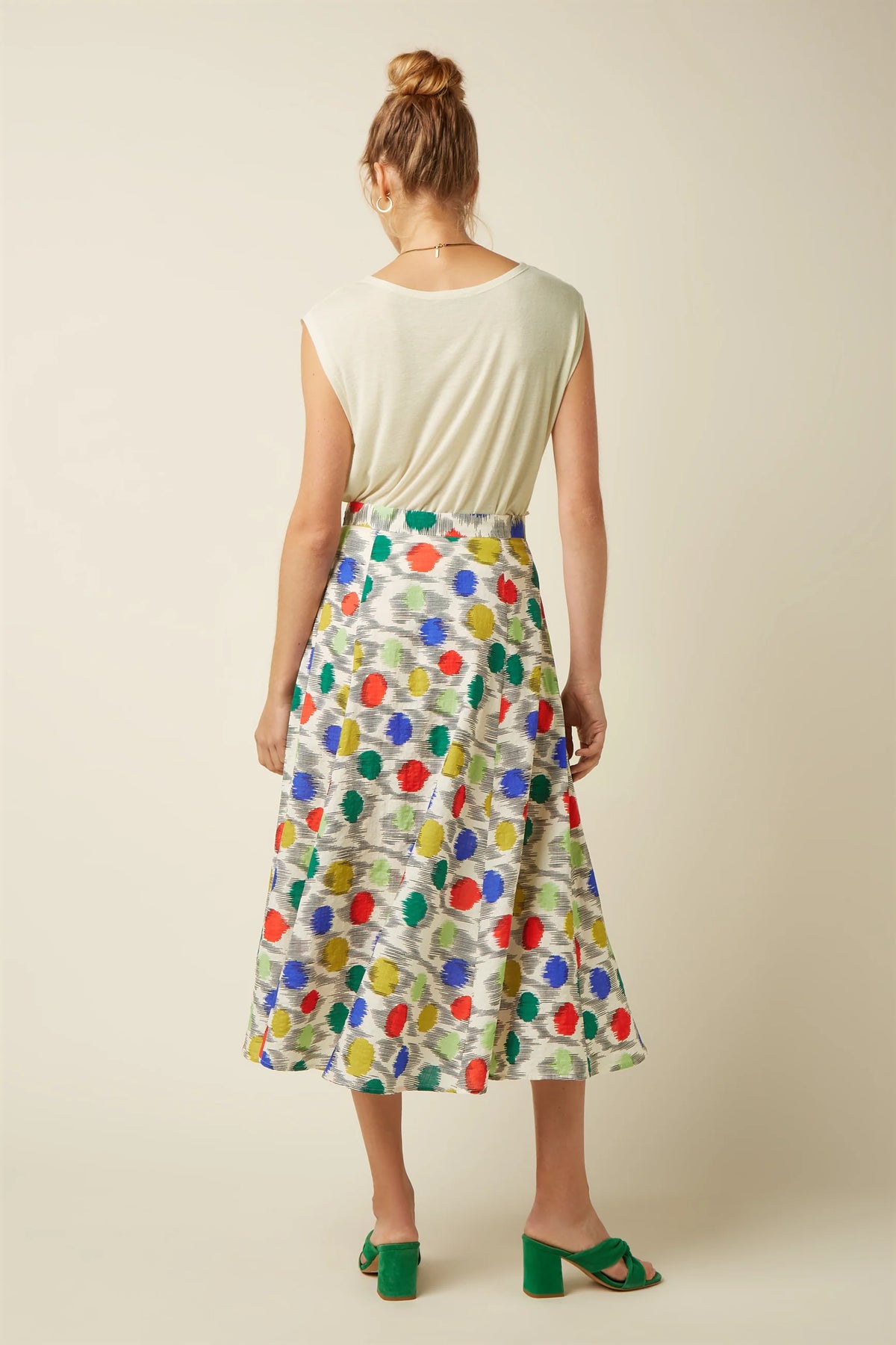 King Louie Judy Midi Skirt Walton Ice Cream