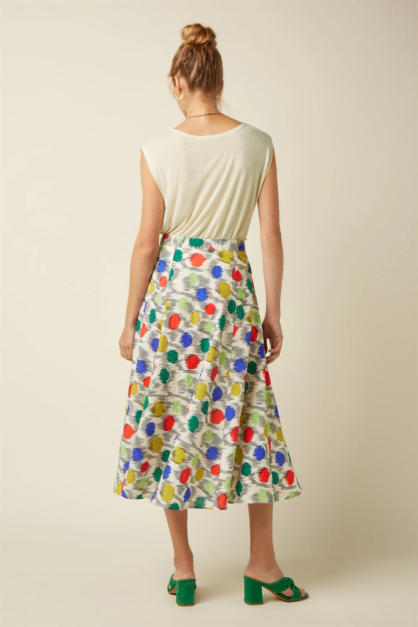 King Louie Judy Midi Skirt Walton Ice Cream