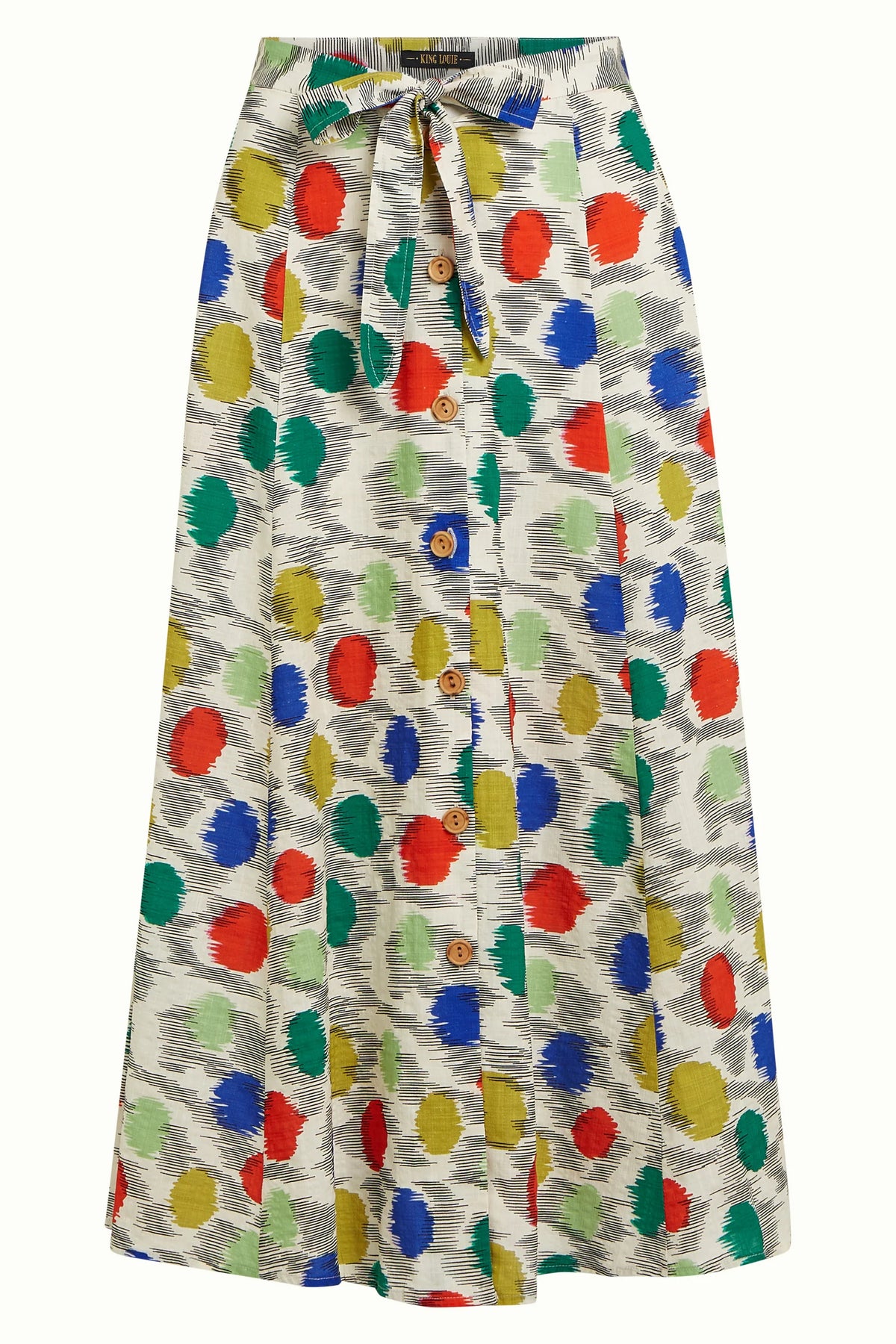 King Louie Judy Midi Skirt Walton Ice Cream