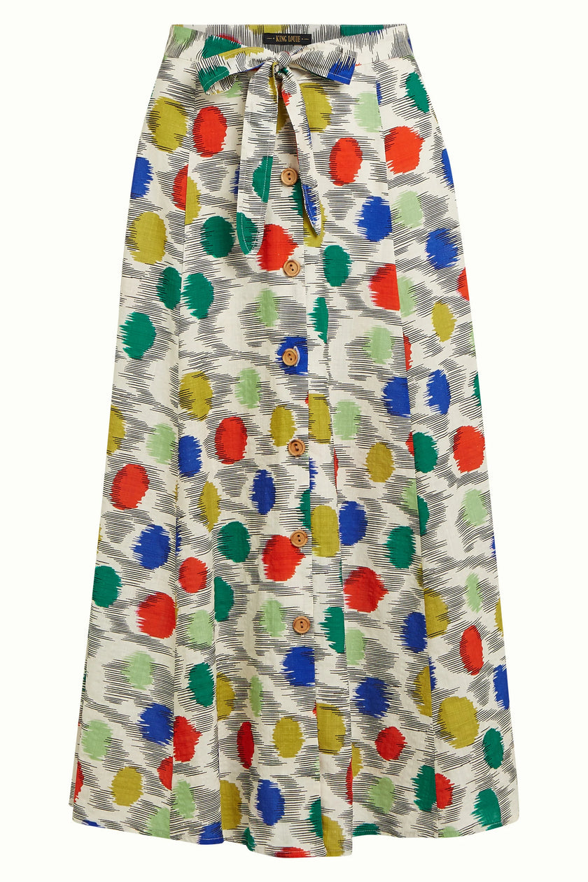 King Louie Judy Midi Skirt Walton Ice Cream