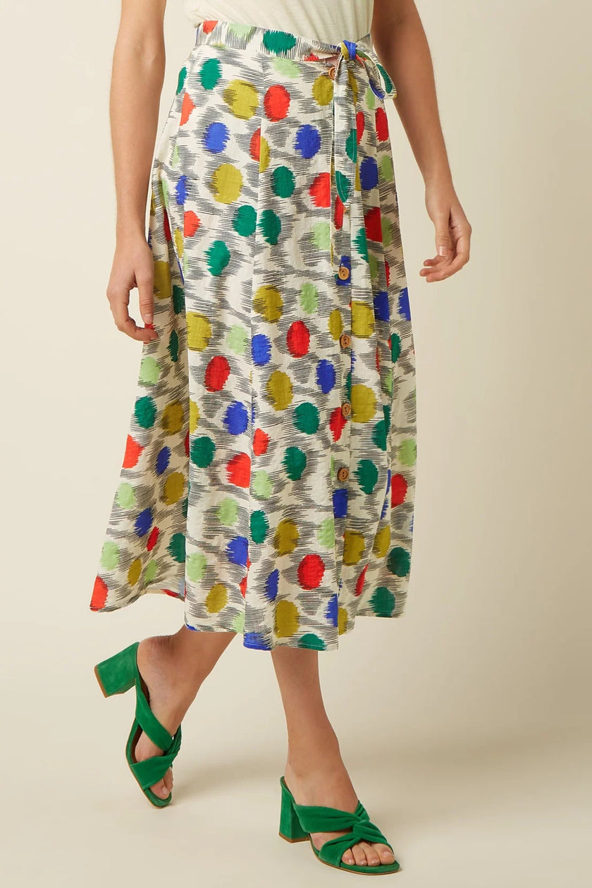 King Louie Judy Midi Skirt Walton Ice Cream