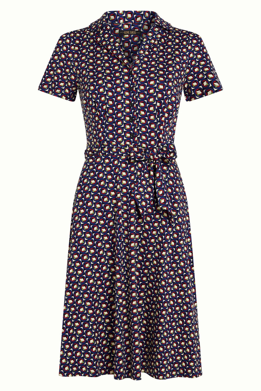 King Louie Sheeva Dress Fifi Mazarine