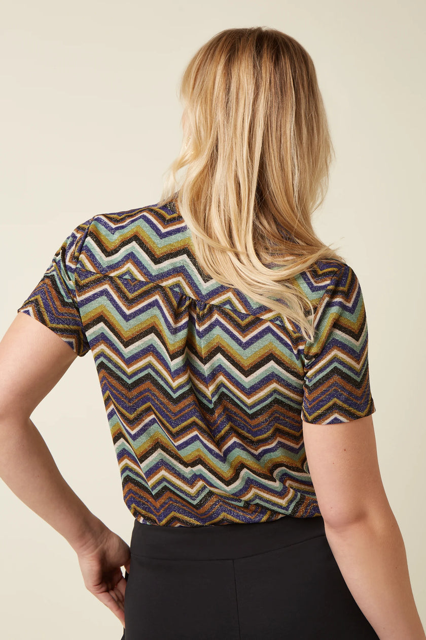 King Louie Maisie Blouse Shio Strong Blue