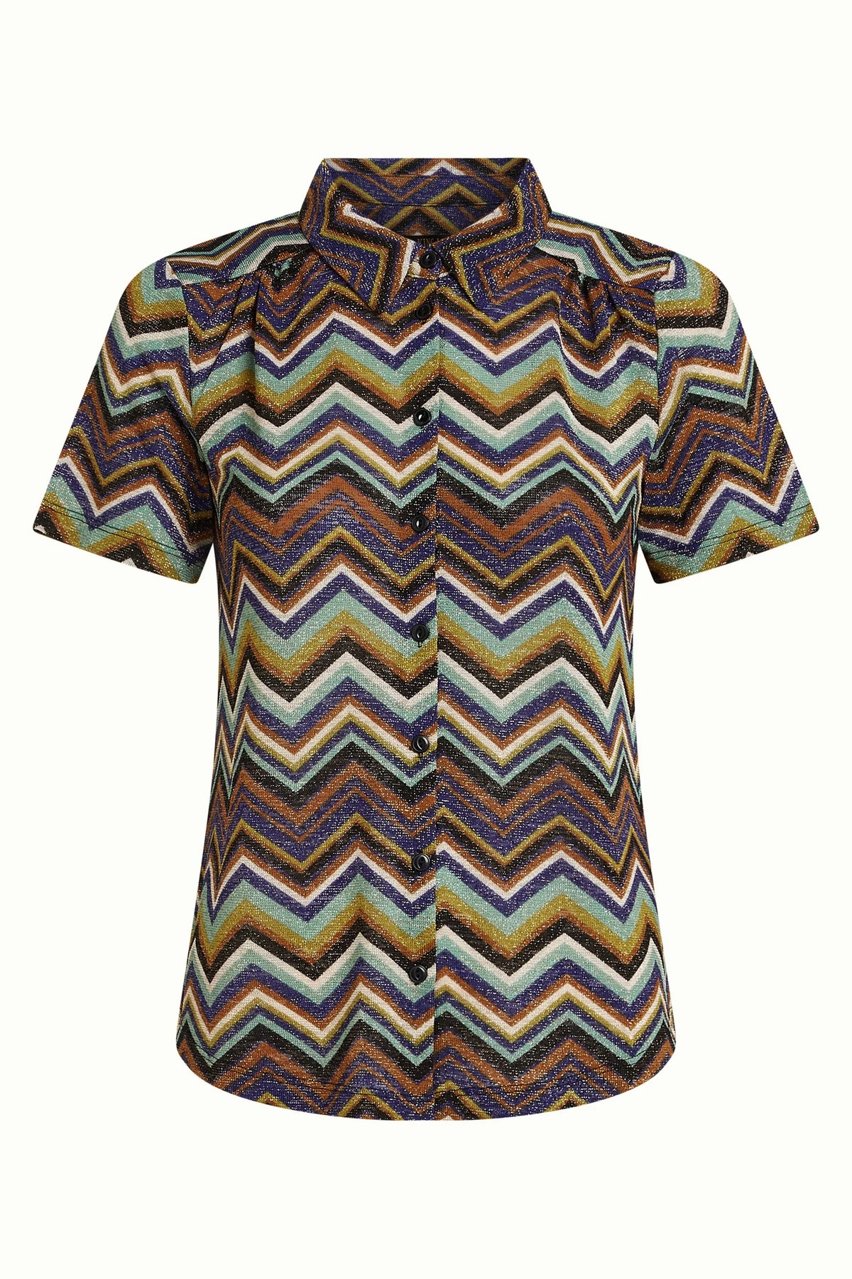 King Louie Maisie Blouse Shio Strong Blue
