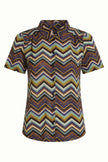 King Louie Maisie Blouse Shio Strong Blue