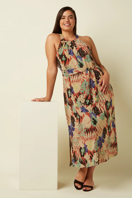 King Louie Virna Dress Mola Langoustino Orange