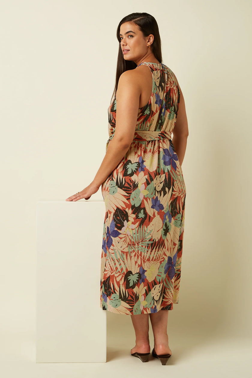 King Louie Virna Dress Mola Langoustino Orange