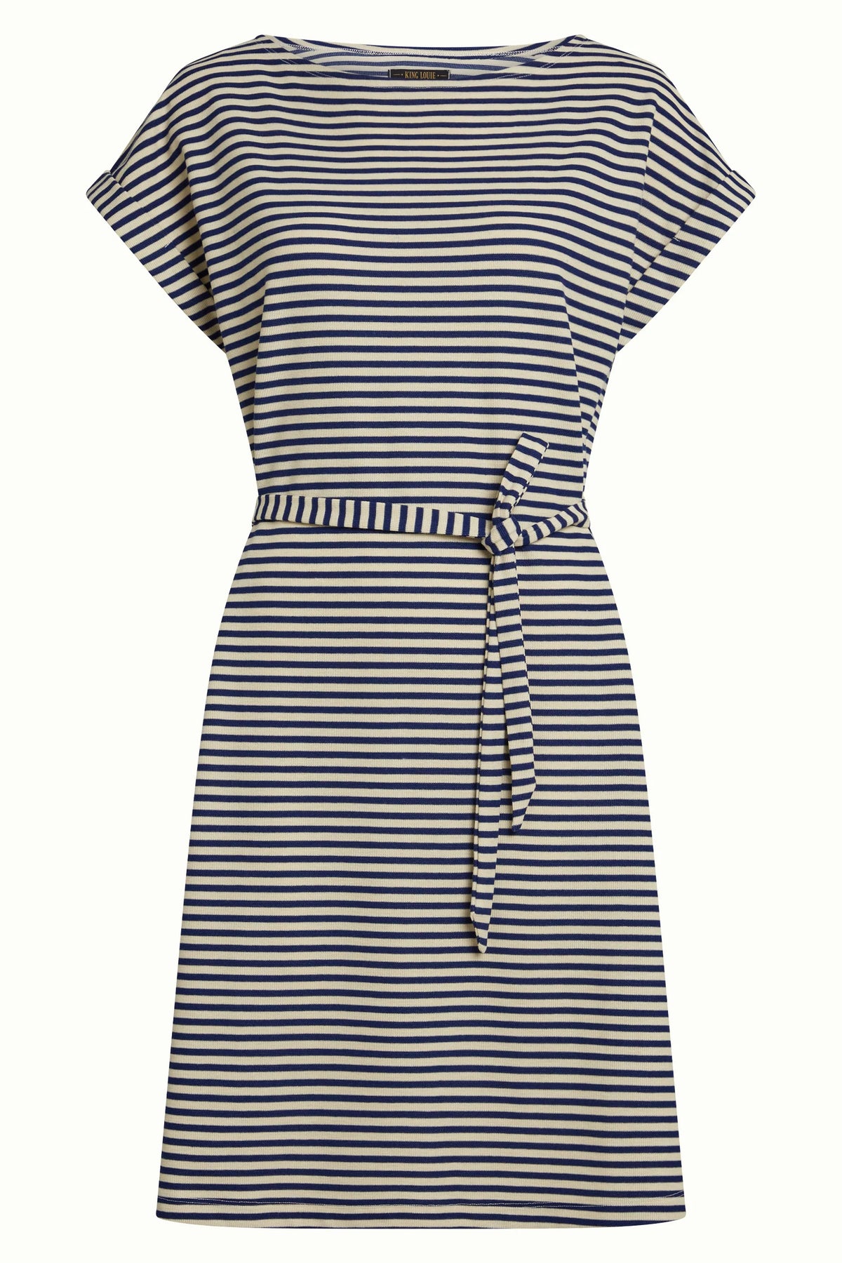 King Louie Aria Tunic Dress Mariniere Stripe Beacon
