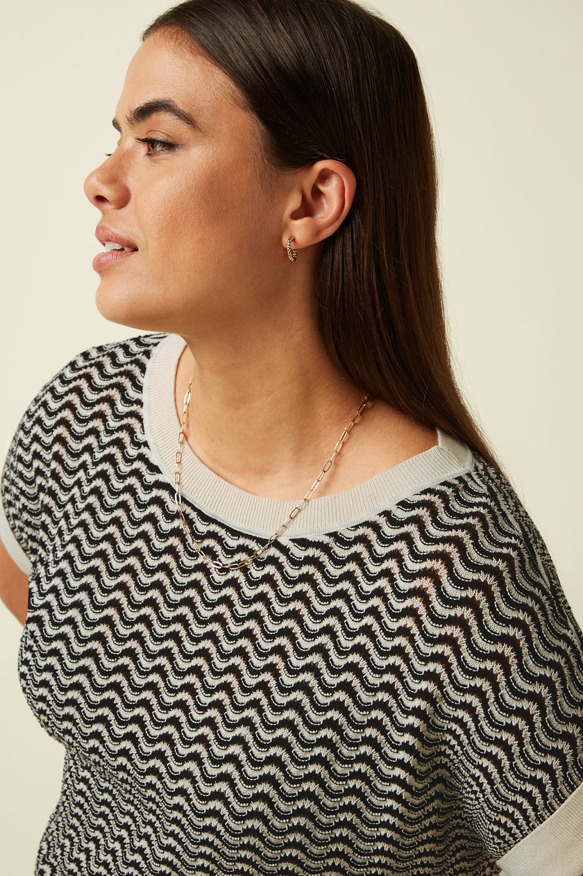 King Louie Boatneck Top Tide Cream
